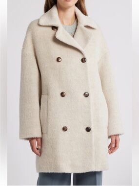 Fleurette Tedi Double Breasted Wool and Alpaca Coat